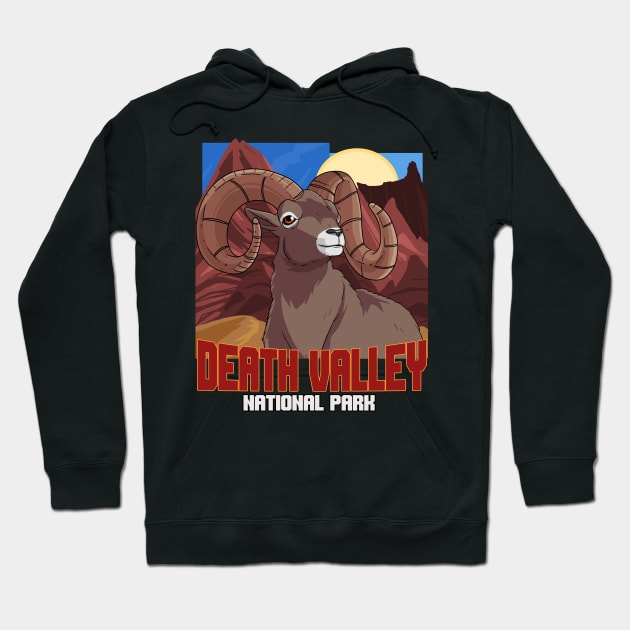 Death Valley National Park Bighorn Sheep Hoodie by Noseking